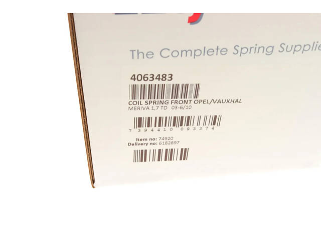Пружина підвіски LESJOFORS 4063483 Opel Meriva - Фото 5