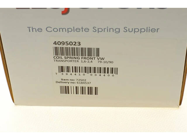 Пружина підвіски LESJOFORS 4095023 Volkswagen Transporter 251411105A, 251411105 - Фото 6