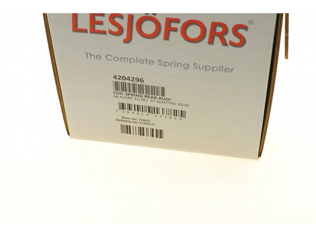 Пружина подвески LESJOFORS 4204296 Audi A6, A7 8K0511115DK, 4G0511115AL, 8K0511115DL - Фото 6