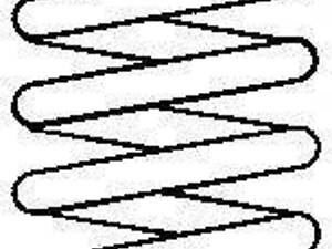 Пружина підвіски SACHS 997600 на OPEL VECTRA B Наклонная задняя часть (38_)