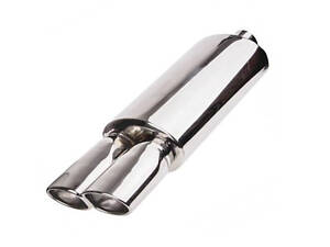 Прямоточний глушник НГ-0738 d-2.5' нержавіюча сталь