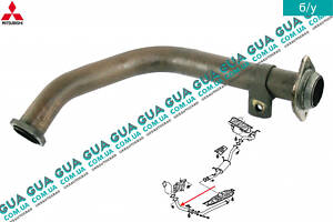 Приемная труба глушителя ( выхлопная система ) 1570A573 Mitsubishi / МИТСУБИСИ PAJERO IV 2006- / ПАДЖЕРО 4 06-