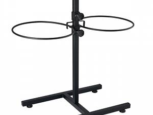 Природа Стойка под миски Природа 2x2,8 л/23 см, h=50 см, чёрная