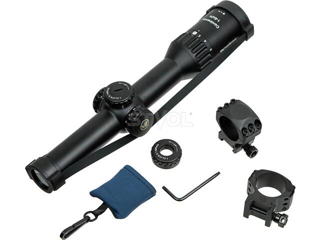 Приціл оптичний Vector Optics Continental X6 1-6x24 (30 мм) illum. SFP Tactical - Фото 8