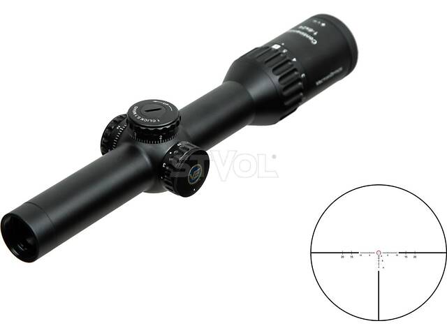 Приціл оптичний Vector Optics Continental X6 1-6x24 (30 мм) illum. SFP Tactical - Фото 1