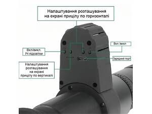 Прицел ночного видения с 7-28Х кратным увеличением и креплением на планку Пикатинни CYF-A++