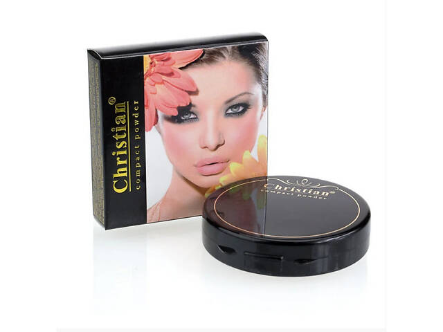 Пудра для лица Christian Compact Powder Black DM-406