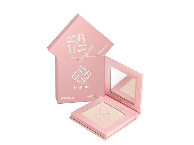 Пудра для лица Bogenia Angelic Powder BG641, 002 Porcelain