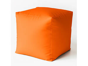 Пуф куб Жовтогарячий S — 33х33х33