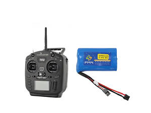 Пульт RadioMaster TX12 MKII ELRS M2 + Акумуляторна батарея на 5000 mAh 7.4V