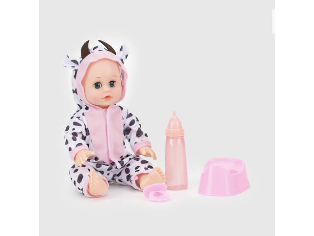 Пупс Brands Коровка L005-14/19/20 функциональный с аксессуарами (2000989931010) - Фото 1