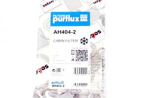 PURFLUX AH404-2 Фильтр салона Hyundai Tucson 2.0 CRDi/Kia Sorento 2.5/3.3 CRDi 04-