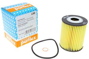 PURFLUX L399 Фильтр масляный Chevrolet Lacetti/Captiva 2.0D 06-11 (h=83mm)