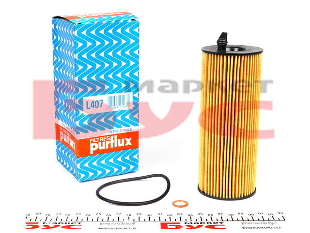 PURFLUX L407 Фильтр масляный BMW 3 (E90) 320D 07-