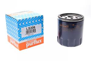 PURFLUX LS206 Фільтр масляний Opel 85-(benzin) (h=85mm)