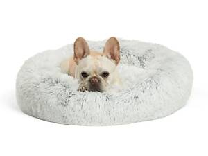 Пушистое мягкое место - лежак для собак Best Friends Donut Shag Taupe (Бест Френдс Бежевая элегантность) 58 х 58 см. , М
