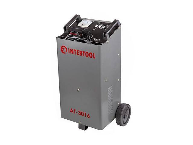 Пускозарядний пристрій 12 В - 24 В 300 А 1.2 кВт INTERTOOL AT-3016 - Фото 1