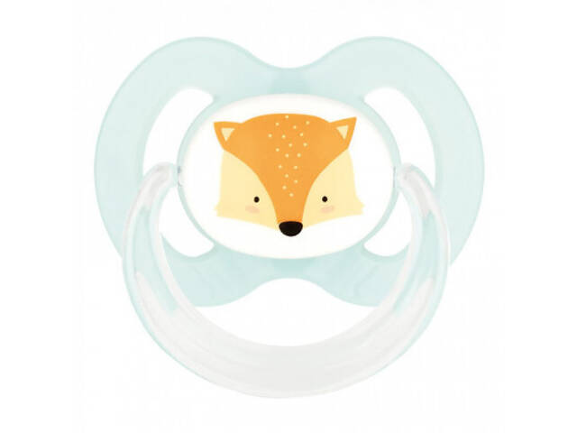 Пустушка Baby-Nova Forest Animals 6-18 міс. персикова/бірюзова 2 шт (3962321) - Фото 3