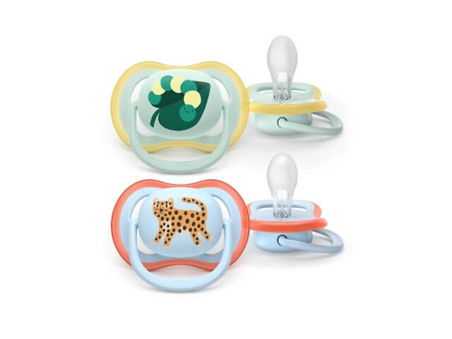 Пустышка Philips AVENT Ultra Air 0-6 місяців 2 шт блакитна (SCF087/02) - Фото 1
