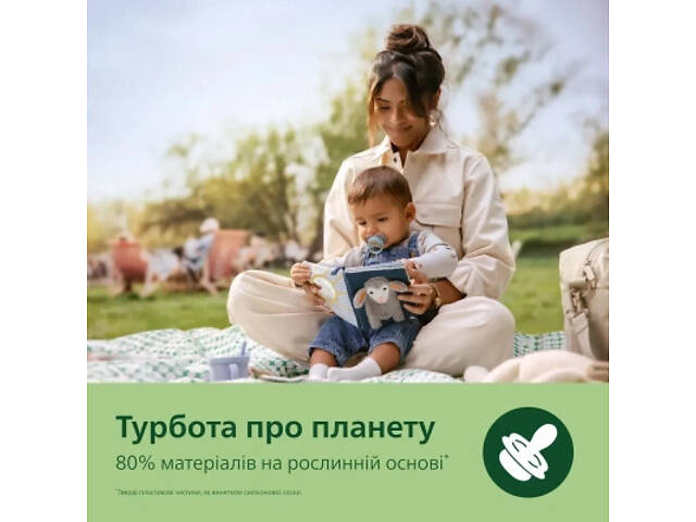 Пустышка Philips AVENT Ultra Air 0-6 місяців 2 шт блакитна (SCF087/02) - Фото 6
