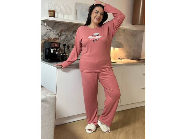 Піжама DO3206 Пудра - Фото 3