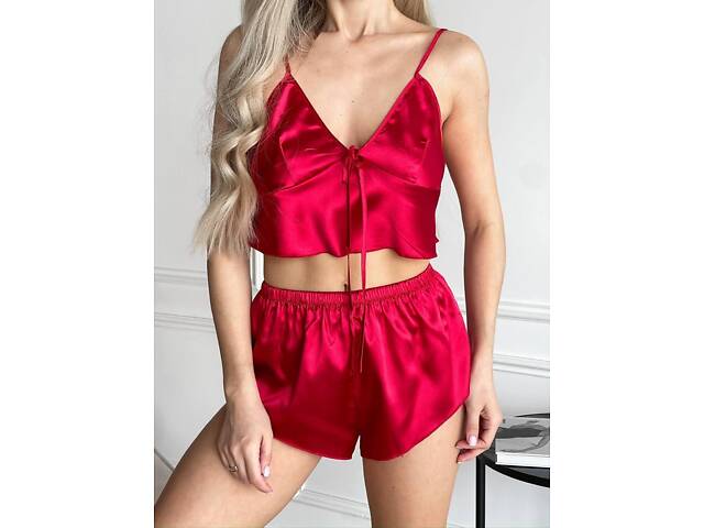 Піжама DO3586/1 червона M - Фото 8