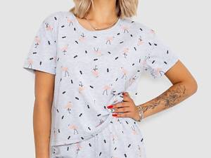 Піжама жіноча AGER Сірий 4XL-5XL (102R370)