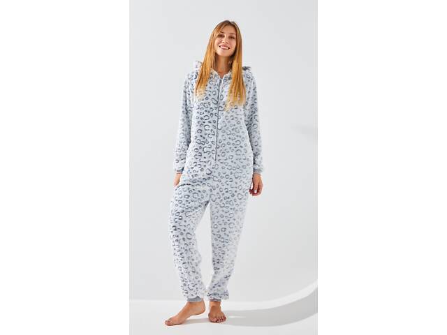 Піжама жіноча Barwa 0230 Леопард XS Сірий shop (2000989973560) - Фото 1