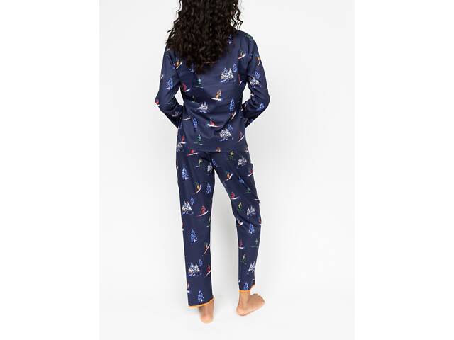 Піжама жіноча Cyberjammies Alpes 0619-0620 10/S Синій (5051877569553) - Фото 2