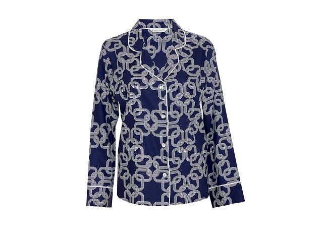 Піжама жіноча Cyberjammies Avery 0075/0076 16/XL Синьо-біла (5051877488748) - Фото 4