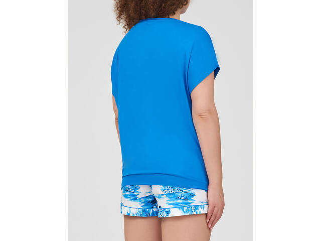 Піжама жіноча Cyberjammies Donna 0239-0234 16/XL Блакитно-біла (5051877497283) - Фото 3