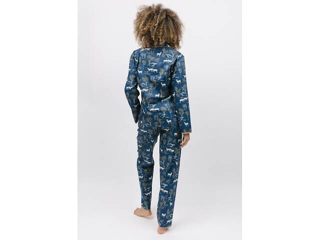 Піжама жіноча Cyberjammies Fawn 9824-9825 22/4XL Синій (5051877464681) - Фото 2