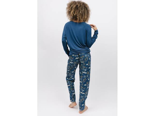 Піжама жіноча Cyberjammies Fawn 9831-9825 18/2XL Синій (5051877465077) - Фото 2