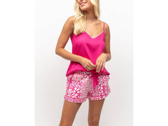 Піжама жіноча Cyberjammies Hailey 0171-0162 16/XL Рожево-біла (5051877493735) - Фото 1