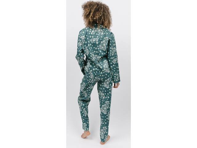 Піжама жіноча Cyberjammies Hannah 9755-9756 18/2XL Зелено-біла (5051877458055) - Фото 2