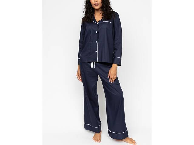 Піжама жіноча Cyberjammies Hotel 0602_NAY 14/L Темно-синій (5051877556485) - Фото 1