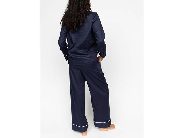 Піжама жіноча Cyberjammies Hotel 0602_NAY 22/4XL Темно-синій (5051877556522) - Фото 3