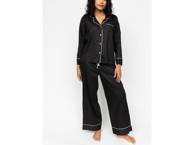 Піжама жіноча Cyberjammies Hotel 0603_BLK 18/2XL Чорний (5051877556621) - Фото 1