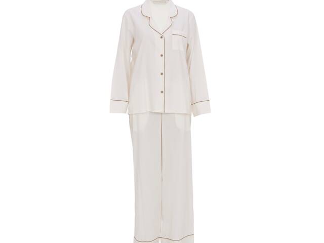 Піжама жіноча Cyberjammies Hotel 0604_CRE 8/XS Молочний (5051877556690) - Фото 4