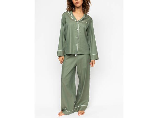 Піжама жіноча Cyberjammies Hotel 0789_SAG 12/M Зелений (5051877568877) - Фото 1