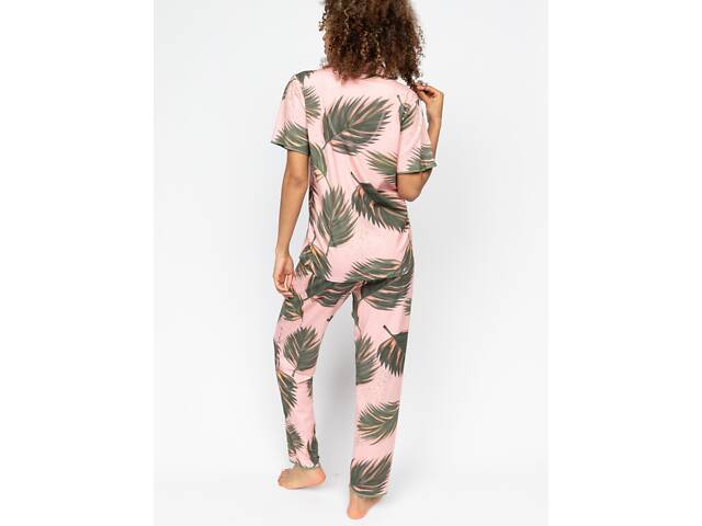 Піжама жіноча Cyberjammies Lea 0693-0694 26/6XL Рожево-зелений (5051877560727) - Фото 2