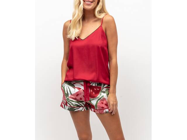 Піжама жіноча Cyberjammies Mel 0228-0215 16/XL Червоно-біла (5051877496569) - Фото 1