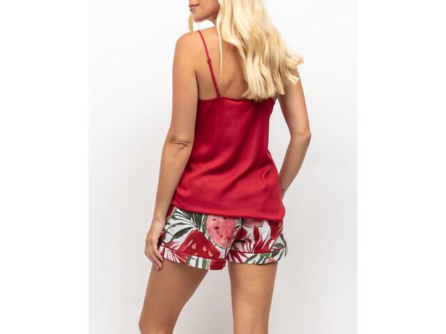 Піжама жіноча Cyberjammies Mel 0228-0215 16/XL Червоно-біла (5051877496569) - Фото 2