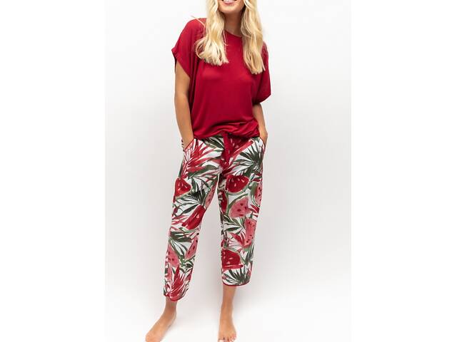 Піжама жіноча Cyberjammies Mel 0229-0213 16/XL Червоно-біла (ZIK0000021805) - Фото 1