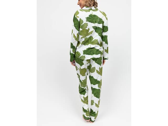 Піжама жіноча Cyberjammies Olive 5005-5006 5XL Біло-зелений (5051877599949) - Фото 2