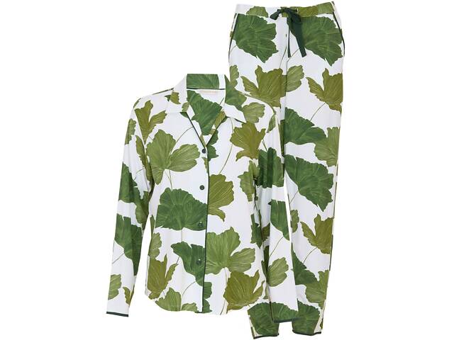 Піжама жіноча Cyberjammies Olive 5005-5006 M Біло-зелений (5051877599888) - Фото 5