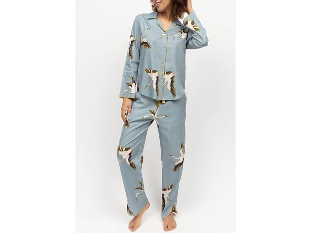 Піжама жіноча Cyberjammies Piper 0420-0421 20/3XL Сіро-біла (5051877521025) - Фото 1