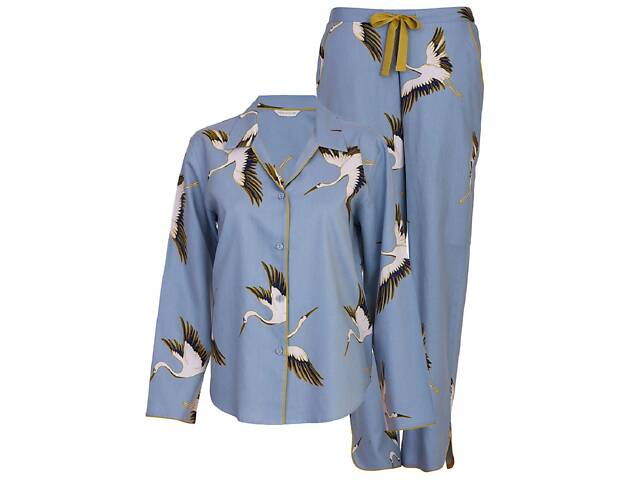 Піжама жіноча Cyberjammies Piper 0420-0421 20/3XL Сіро-біла (5051877521025) - Фото 3