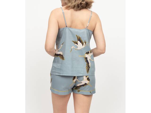 Піжама жіноча Cyberjammies Piper 0422-0423 10/S Сіро-біла (5051877521193) - Фото 2