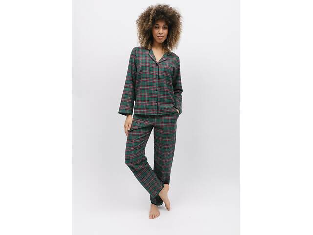 Піжама жіноча Cyberjammies Whistler 9840-9841 8/XS Зелений (5051877465350) - Фото 1